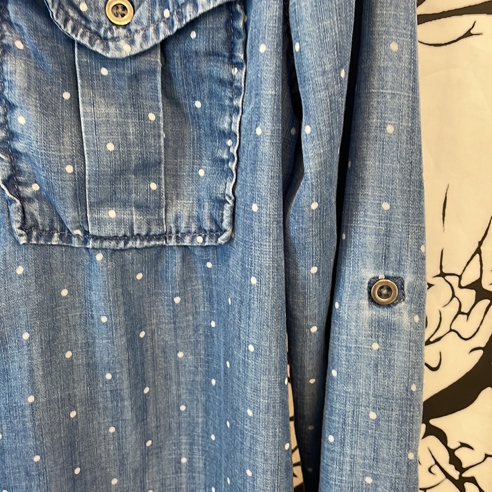 Philosophy Chambray Shirt ShirtDress - Picture 5 of 8